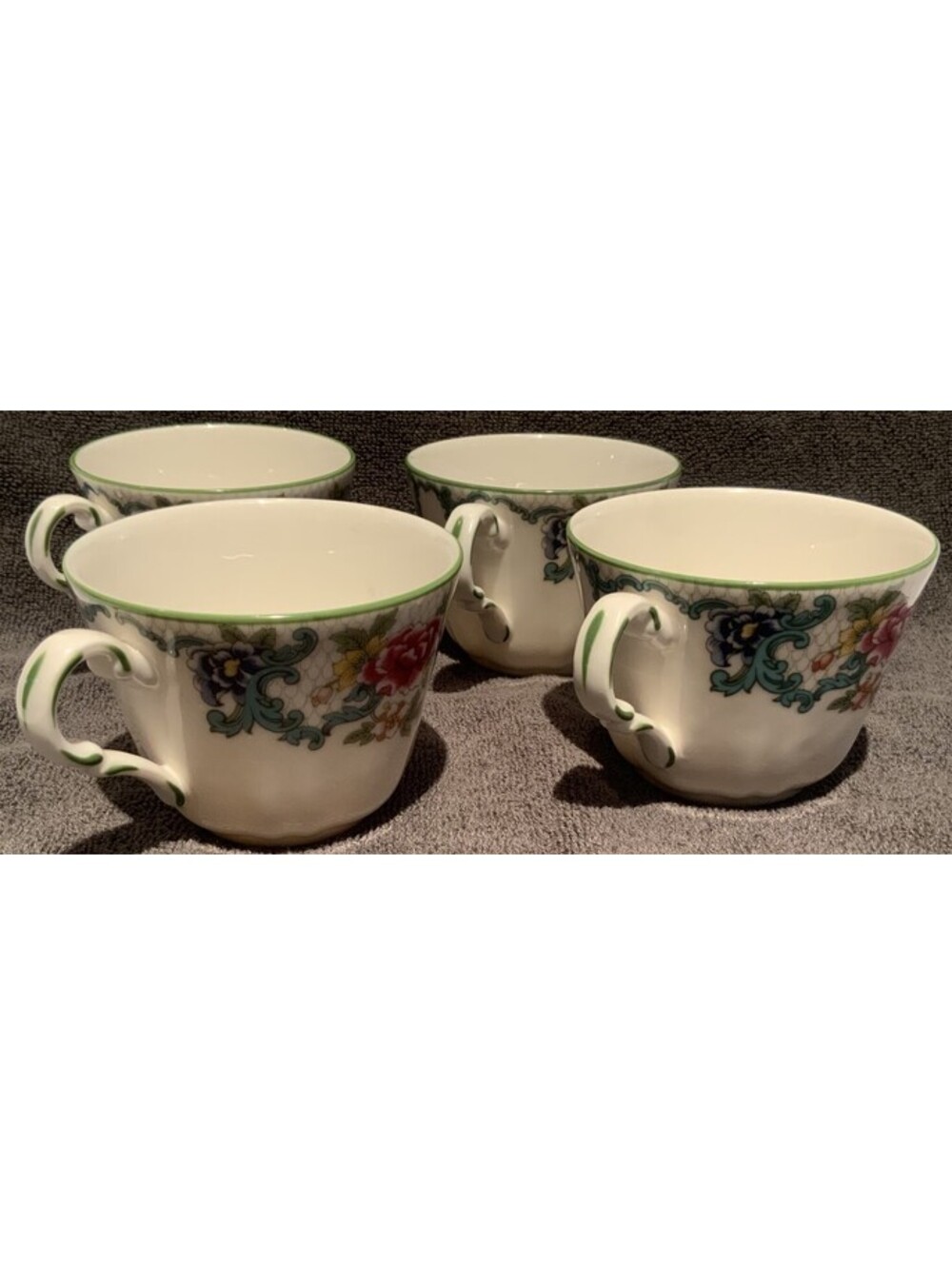 Vintage English 81’ Royal Doulton Floradora Green Tea/Coffee Fine China 6oz. Cup